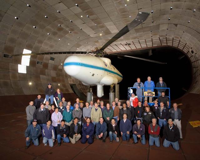 NASA/Army UH-60 Individual Blade Control (IBC) test on LRTA in 40x80ft. Wind Tunnel at Ames Research Center