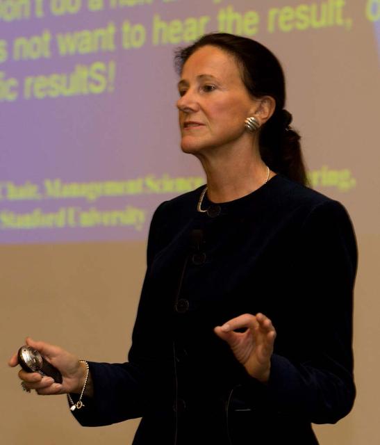 Aeronautics Technical Seminar: Dr. Elisabeth Pate-Cornell, Burt and Deedee McMurtry professor and chair of the Department of Management Science and Engineering at Stanford University presents 'Lessons Learned in Applying Engineering Risk Analysis'.