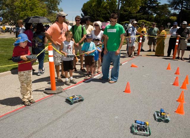 MoonFest: From Apollo to LCROSS and Beyond public event at NASA'S Ames Researc Center, Moffett Field, Calif. The day included scientific talks, model rocket launches on the flight line, musical performances, family-friendly activities and more.