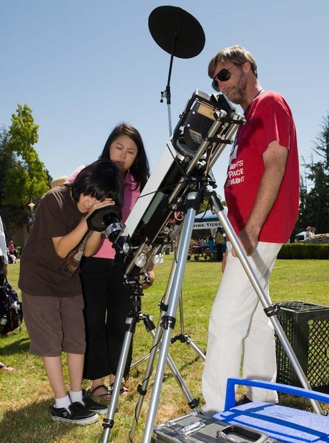 MoonFest: From Apollo to LCROSS and Beyond public event at NASA'S Ames Researc Center, Moffett Field, Calif. The day included scientific talks, model rocket launches on the flight line, musical performances, family-friendly activities and more.