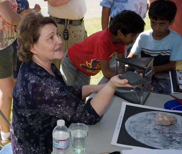 MoonFest: From Apollo to LCROSS and Beyond public event at NASA'S Ames Researc Center, Moffett Field, Calif. The day included scientific talks, model rocket launches on the flight line, musical performances, family-friendly activities and more.