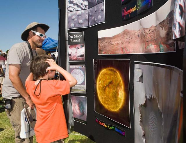 MoonFest: From Apollo to LCROSS and Beyond public event at NASA'S Ames Researc Center, Moffett Field, Calif. The day included scientific talks, model rocket launches on the flight line, musical performances, family-friendly activities and more.