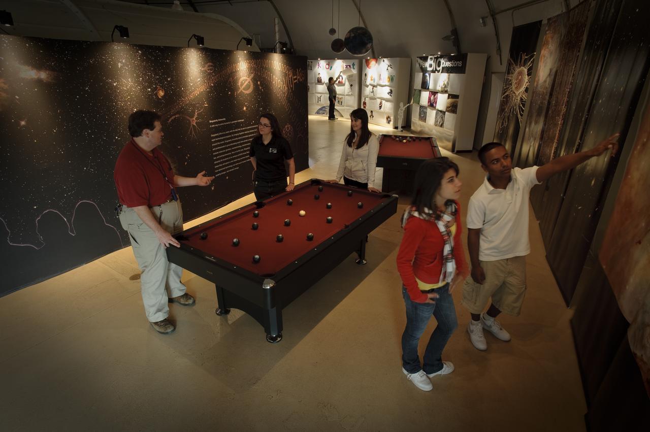 New summer of ISU exhibits at the NASA Ames Exploration Center )designed by Planners Collaborative, Inc.)