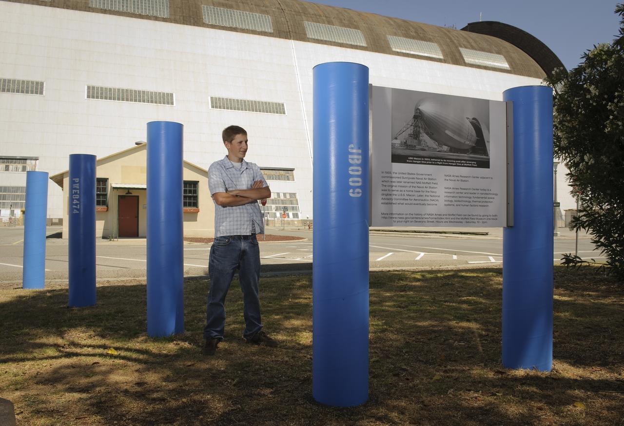 ISU Line of Questions (designed by Planners Collaborative, Inc./depicts a circuit board.) a visual for summer students to find their way around NASA Research Park and to the different venues
