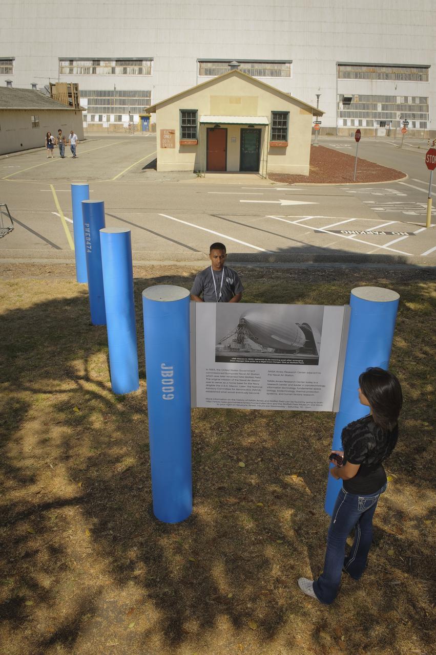 ISU Line of Questions (designed by Planners Collaborative, Inc./depicts a circuit board.) a visual for summer students to find their way around NASA Research Park and to the different venues
