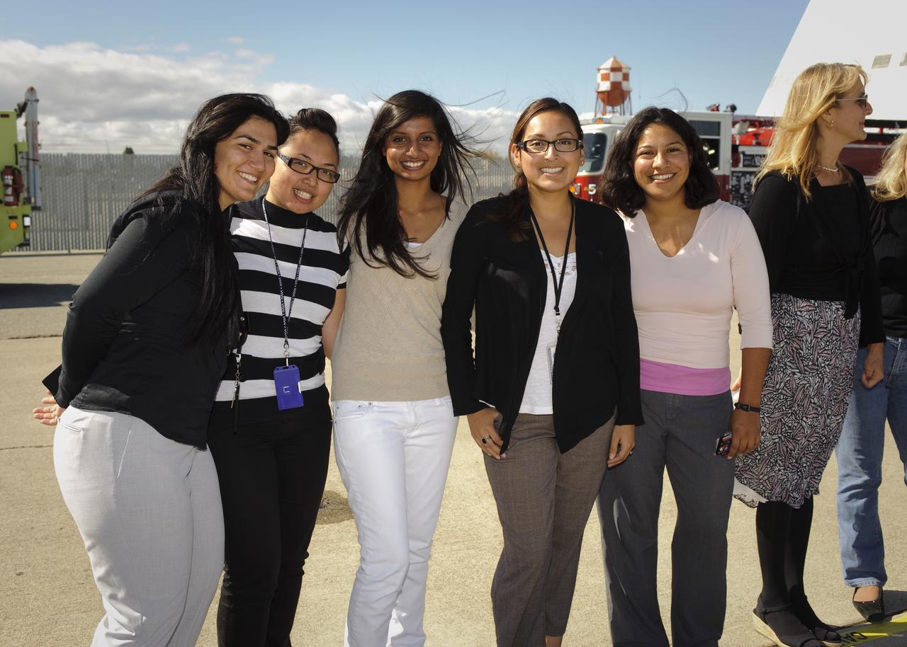 Ames 70_year picture day on Flight line.  Tech Partners group in line up.