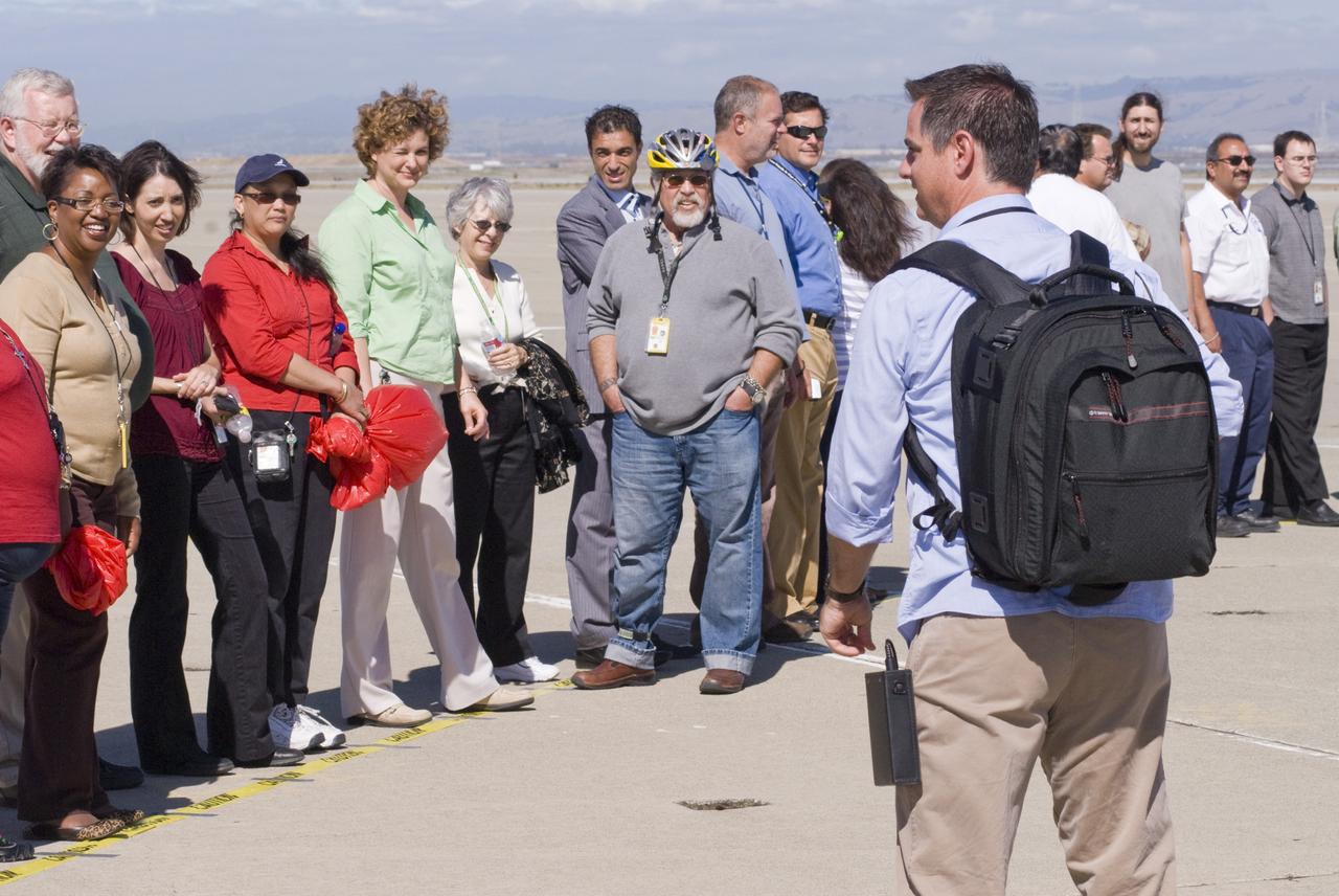 Ames 70_year picture day on Flight line. Dominic Hart shooting photo's.