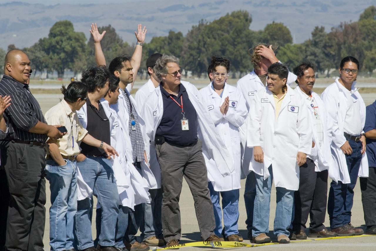 Ames 70_year picture day on Flight line. Arc Jet crew.