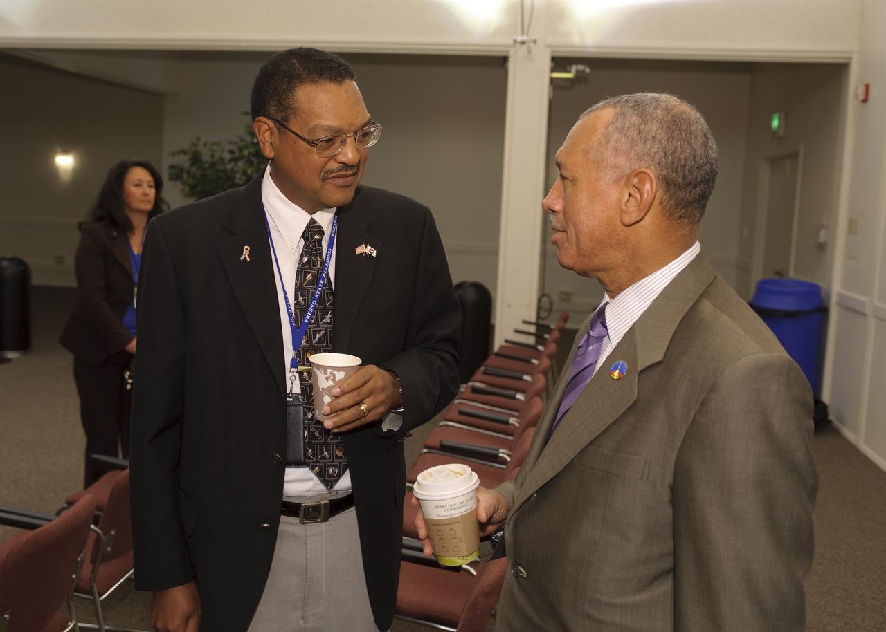 NASA Advisory Council Meeting at NASA Ames Research Center NRP Conference Center. Lewis Braxton, III (left) Charile Bolden, NASA Administrator