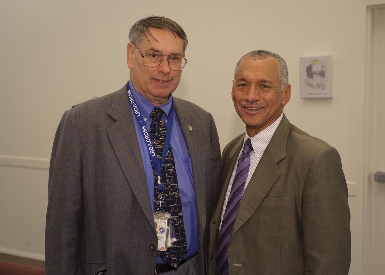 NASA Advisory Council Meeting at NASA Ames Research Center NRP Conference Center. Charlie Bolden, NASA Administrator (right) with Pete Worden, NASA Ames Director (left)