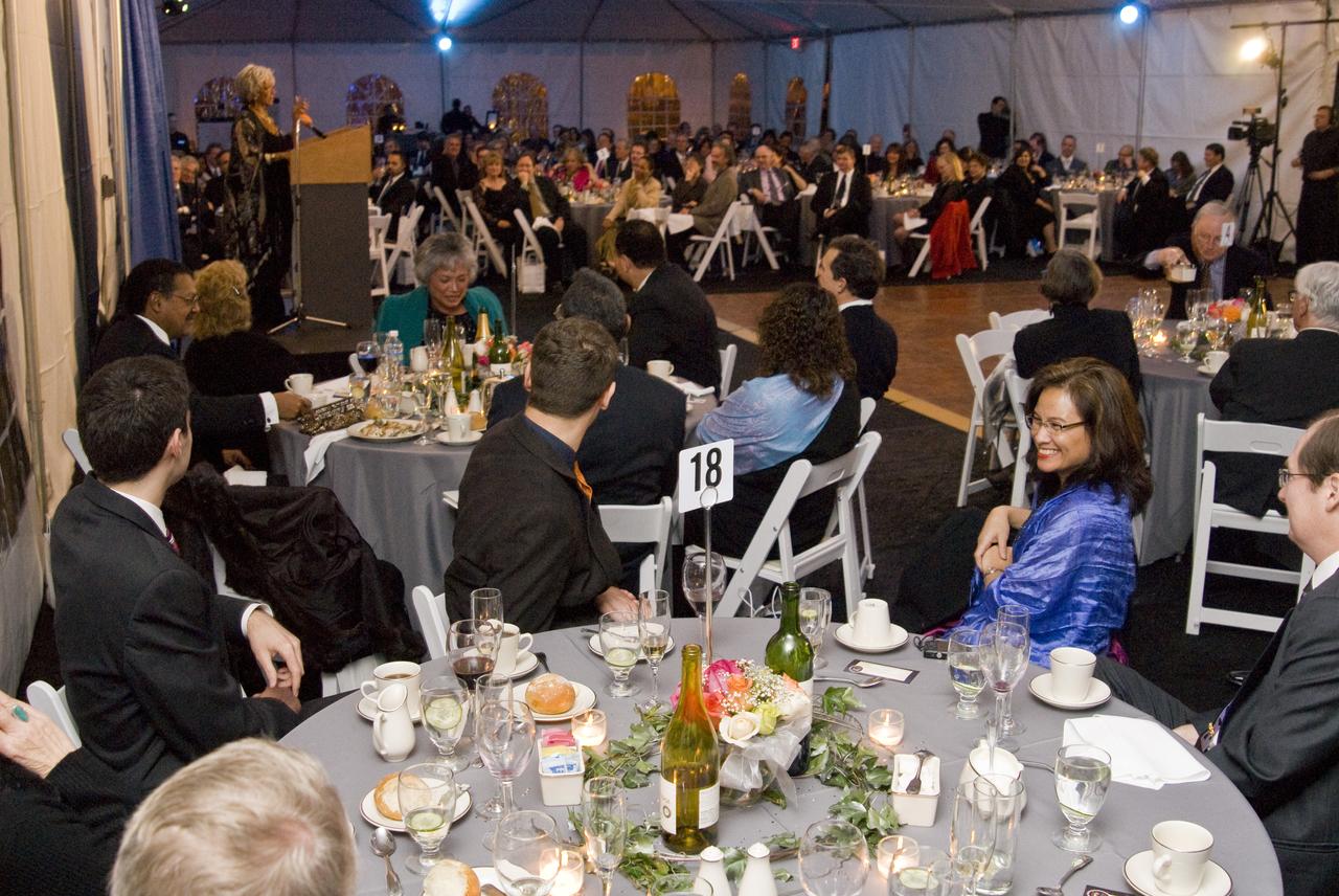 NASA Ames Research Center 70 Year Anniversary Gala Dinner held at Santa Clara University, Santa Clara, California with special guest speaker Nichelle Nichols of Star Trek fame.