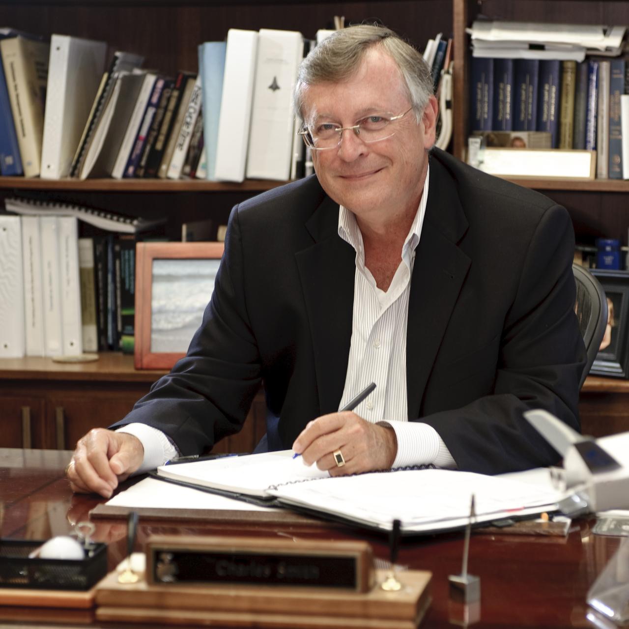 Portrait: Charles A. 'Chuck' Smith, Chief, Space Technology Division in his office