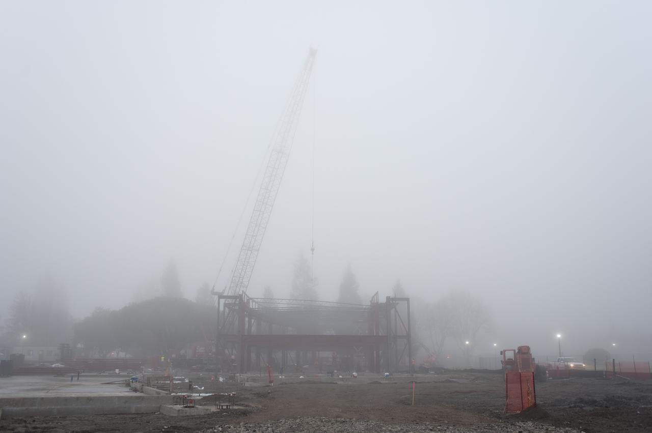 Construction of the new NASA Ames Green Building dubbed Sustainability Base located on the Ames Research Center campus at Moffett Field, CA.