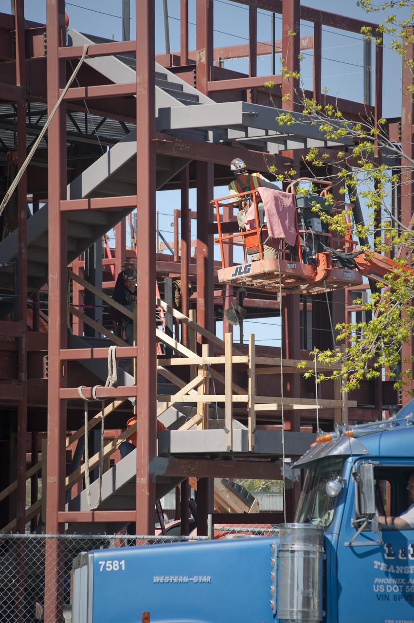 Construction of the new NASA Ames Green Building dubbed Sustainability Base located on the Ames Research Center campus at Moffett Field, CA.