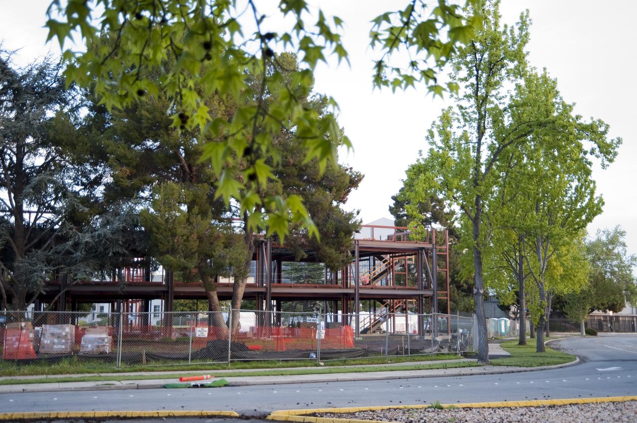 Construction of the new NASA Ames Green Building dubbed Sustainability Base located on the Ames Research Center campus at Moffett Field, CA.
