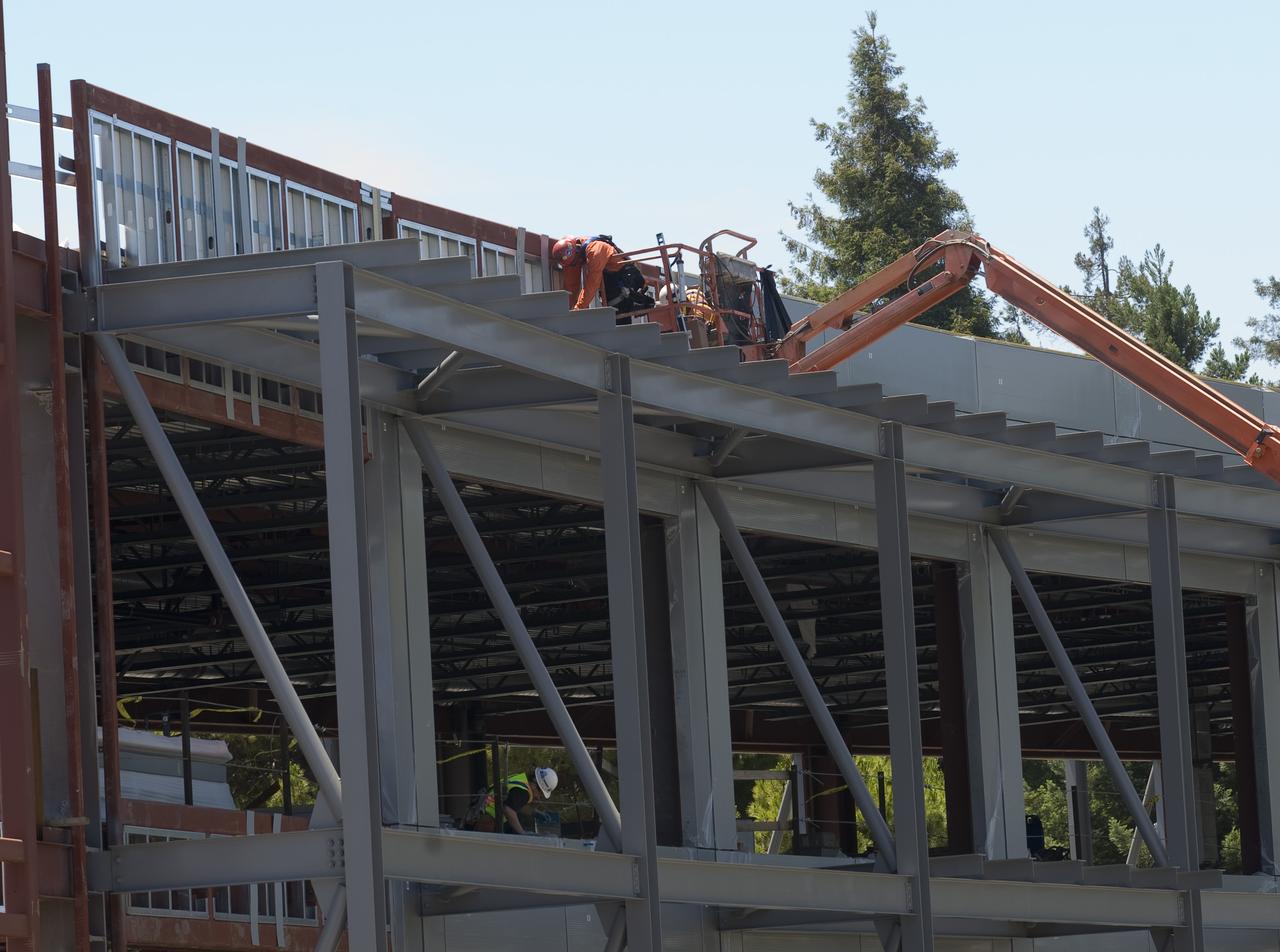 Construction of the new NASA Ames Green Building dubbed Sustainability Base located on the Ames Research Center campus at Moffett Field, CA.