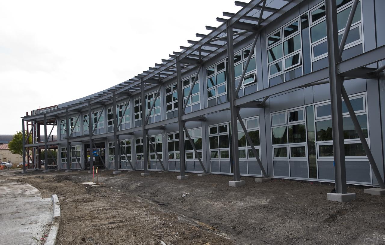 Construction of the new NASA Ames Green Building dubbed Sustainability Base located on the Ames Research Center campus at Moffett Field, CA.