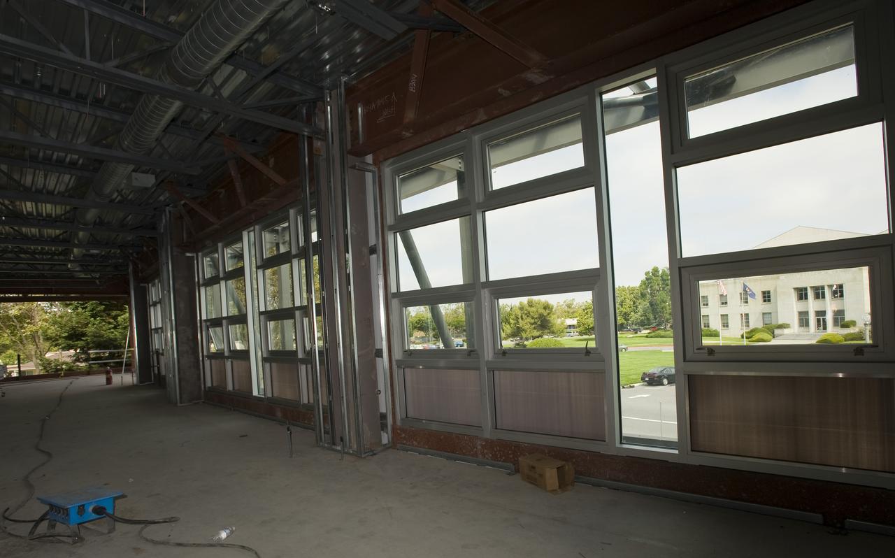 Construction of the new NASA Ames Green Building dubbed Sustainability Base located on the Ames Research Center campus at Moffett Field, CA.