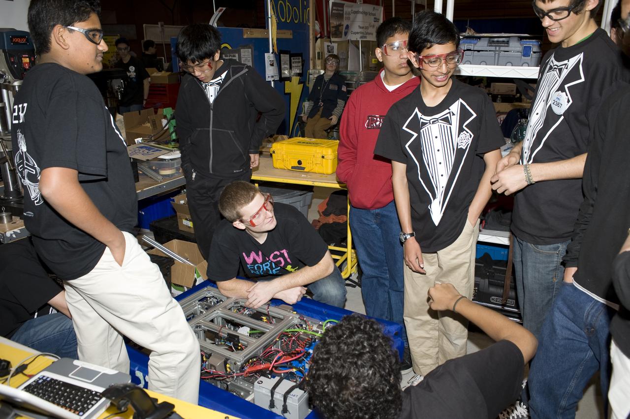 For Inspiration and Recognition of Science and Technology; FIRST Robotics Competition 2010 Silicon Valley Regional held at San Jose State University, San Jose, California  Lancer Robotics, Saint Francis H.S., CA Team 2367