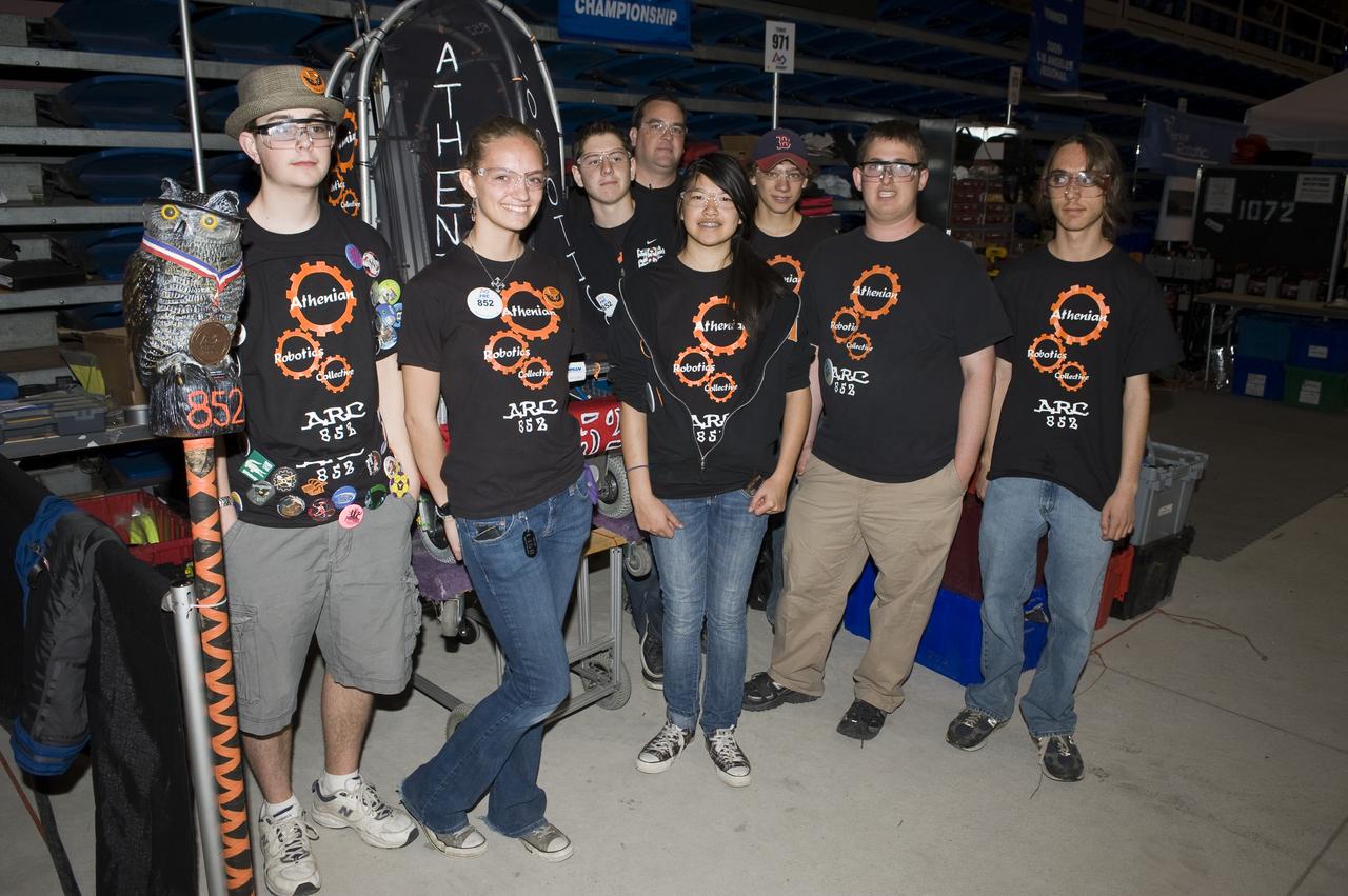 For Inspiration and Recognition of Science and Technology; FIRST Robotics Competition 2010 Silicon Valley Regional held at San Jose State University, San Jose, California  The Athenian Robotics Collective, CA Team 852