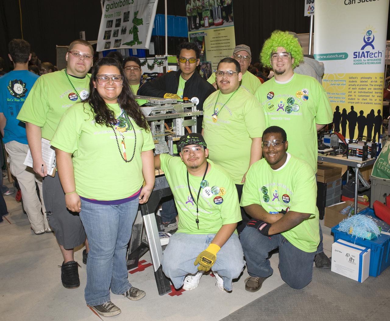 For Inspiration and Recognition of Science and Technology; FIRST Robotics Competition 2010 Silicon Valley Regional held at San Jose State University, San Jose, California  Evolution, School for Intergrated Academics and Technology Team 1834