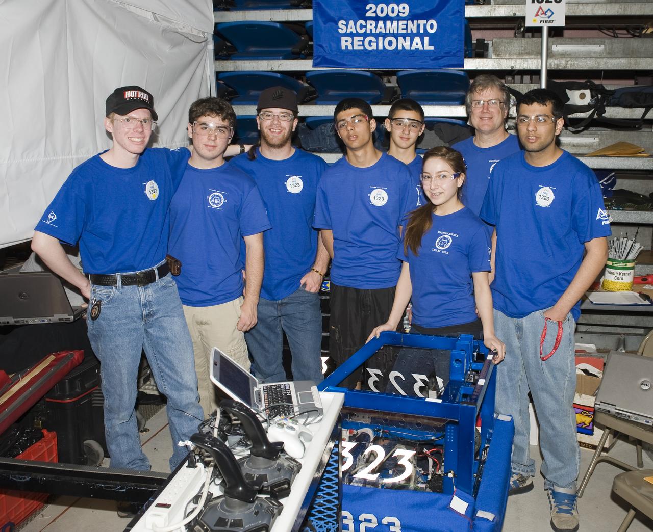 For Inspiration and Recognition of Science and Technology; FIRST Robotics Competition 2010 Silicon Valley Regional held at San Jose State University, San Jose, California  MadTown Robotics, Madera H.F., CA Team 1323