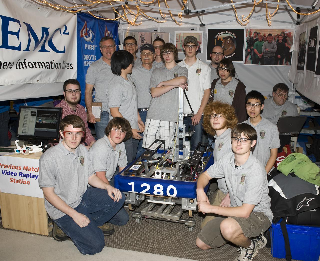 For Inspiration and Recognition of Science and Technology; FIRST Robotics Competition 2010 Silicon Valley Regional held at San Jose State University, San Jose, California Ragin' C-Biscuits of San Ramon Valley High, San Ramon Valley H.S.,CA Team 1280