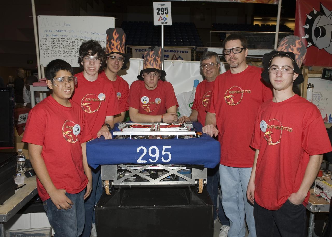 For Inspiration and Recognition of Science and Technology; FIRST Robotics Competition 2010 Silicon Valley Regional held at San Jose State University, San Jose, California Renevatio, Granite Bay H.S. & South Placer Area H.S.s,CA Team 295