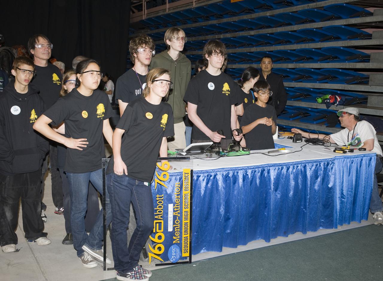 For Inspiration and Recognition of Science and Technology; FIRST Robotics Competition 2010 Silicon Valley Regional held at San Jose State University, San Jose, California  M-A Bears, Menlo-Atherton H.S., CA Team 766