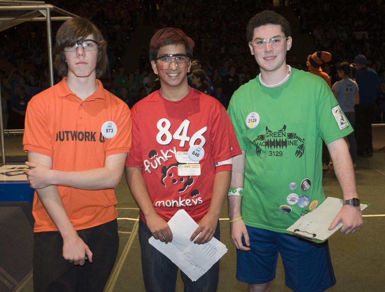 For Inspiration and Recognition of Science and Technology; FIRST Robotics Competition 2010 Silicon Valley Regional held at San Jose State University, San Jose, California  team 973, 84, 3129