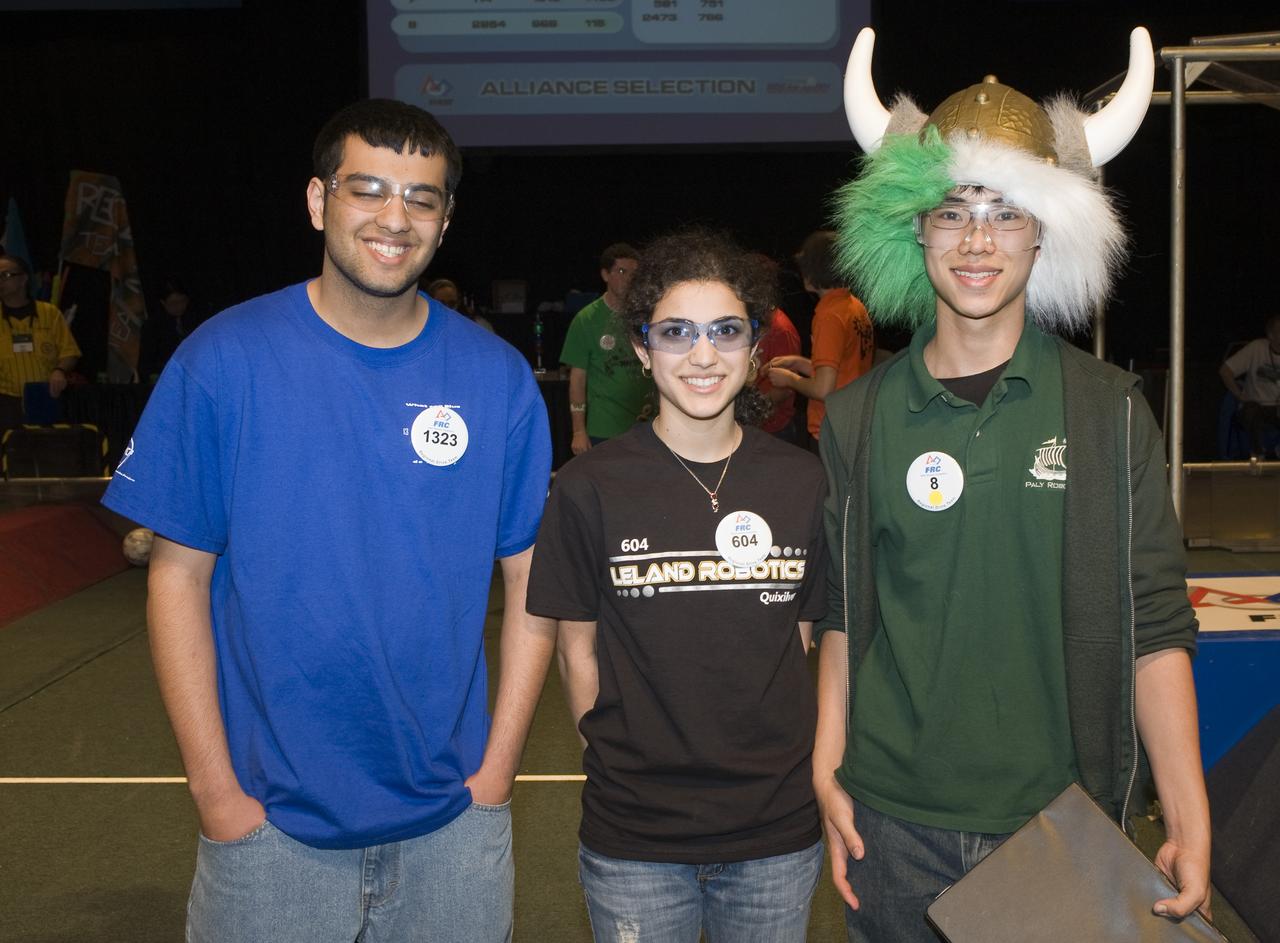 For Inspiration and Recognition of Science and Technology; FIRST Robotics Competition 2010 Silicon Valley Regional held at San Jose State University, San Jose, California Teams 1323, 604 & 8