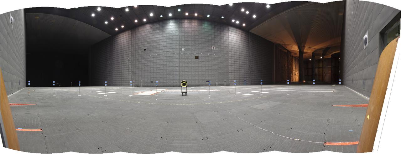 National Full Scale Aerodynamic Complex (NFAC) located at the NASA Ames Research Center 80x20ft. wind tunnel microphone array background noise test