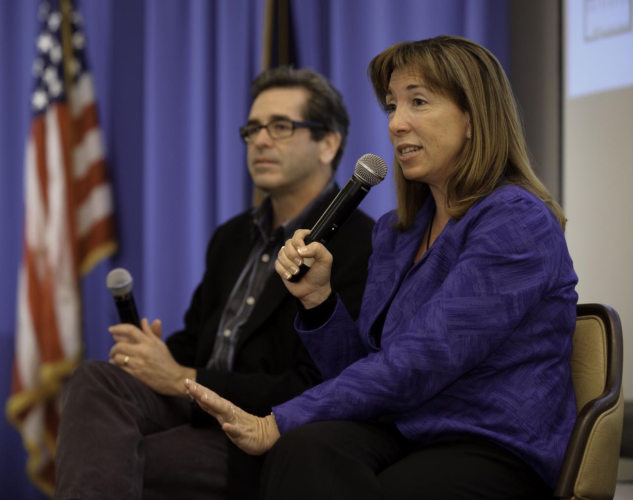 Conrad Innovaton Summit and Awards held at the NASA Ames Research Park facility. With NASA Deputy Administrator Lorie Garver