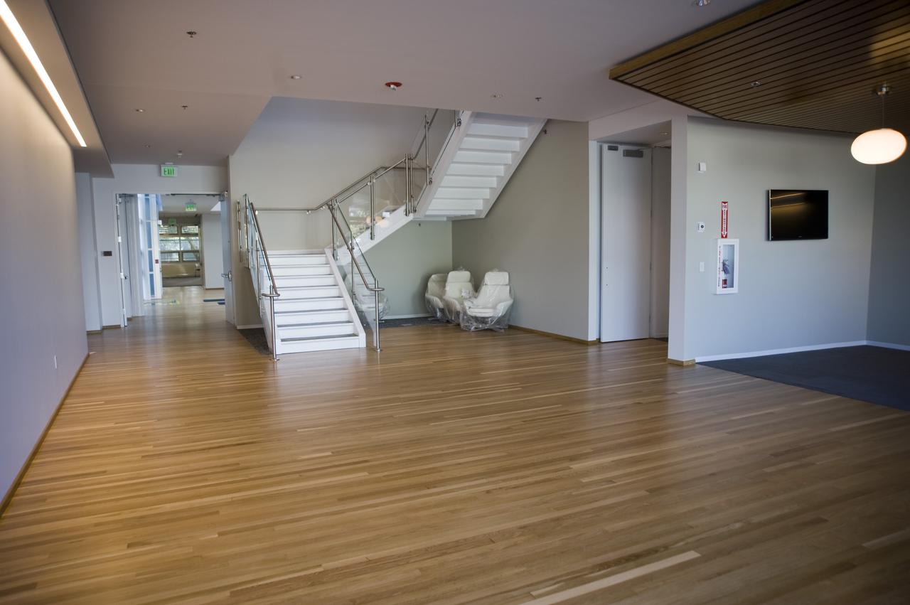 Halls and open space.