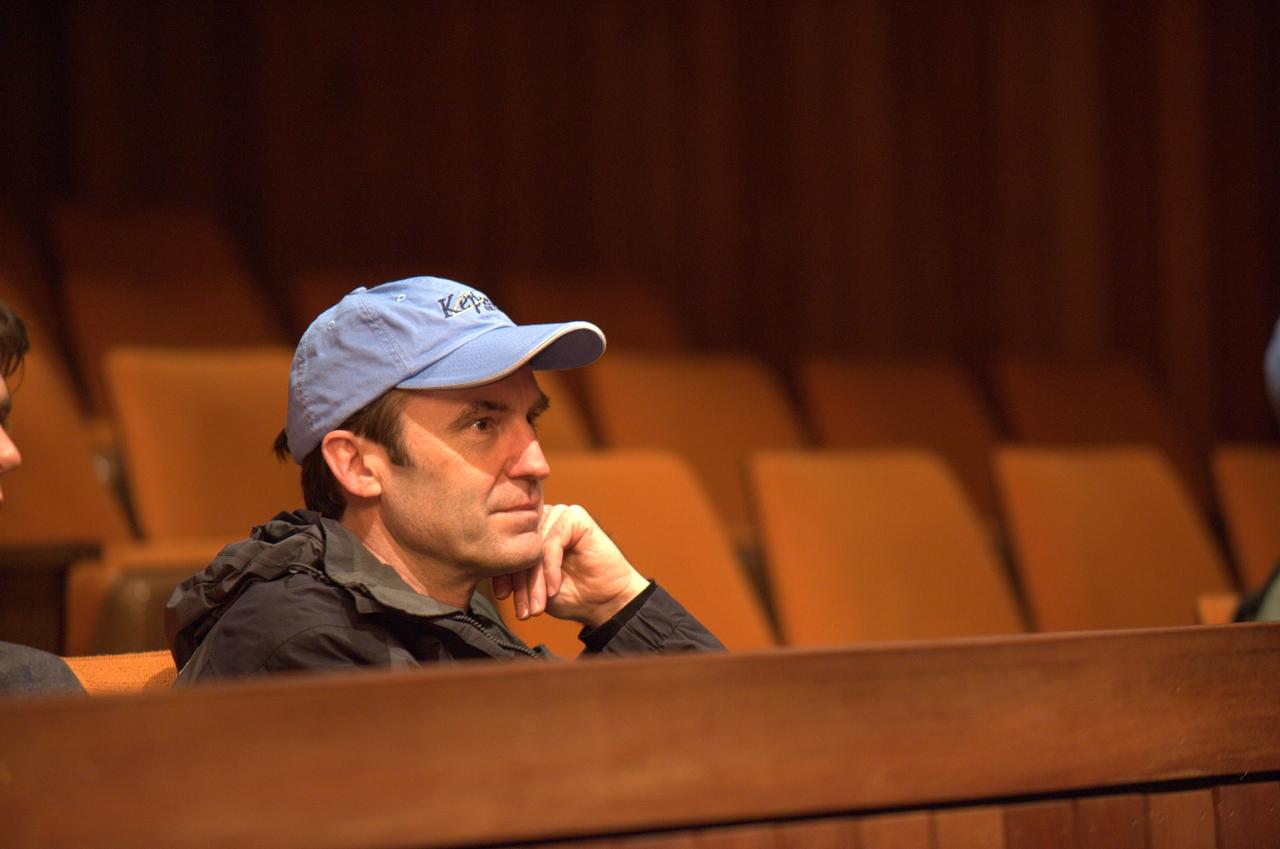 Kepler team members at press event and doing media interviews.