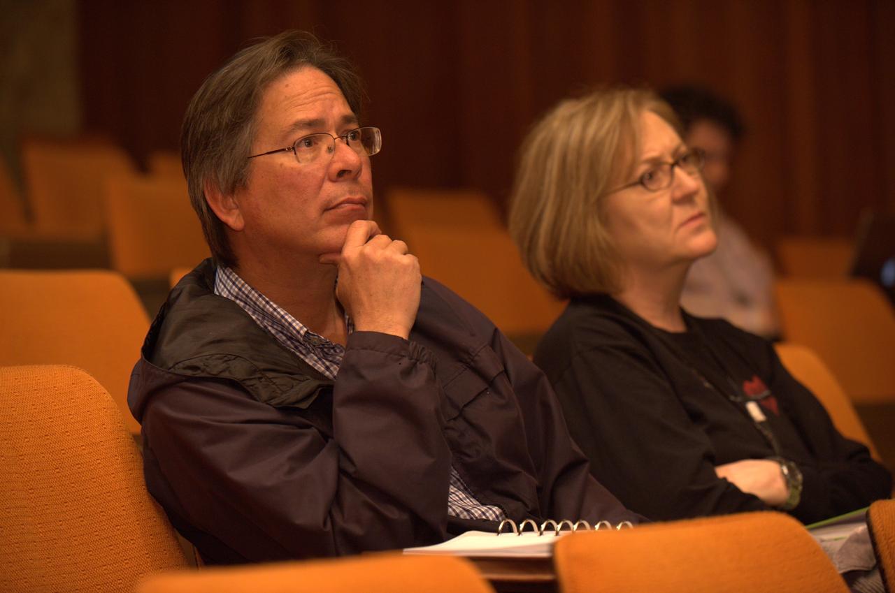 Kepler team members at press event and doing media interviews.