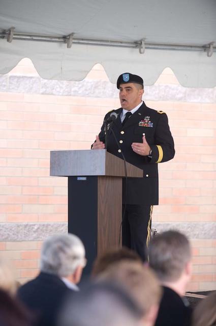 New Armed Forces Seserve Center & 63rd Regional Support Command Headquarters, Moffett Field, CA ribbon cutting ceremonies.