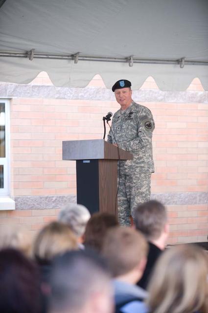 New Armed Forces Seserve Center & 63rd Regional Support Command Headquarters, Moffett Field, CA ribbon cutting ceremonies.