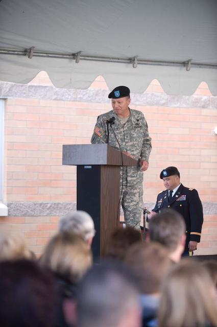 New Armed Forces Seserve Center & 63rd Regional Support Command Headquarters, Moffett Field, CA ribbon cutting ceremonies.