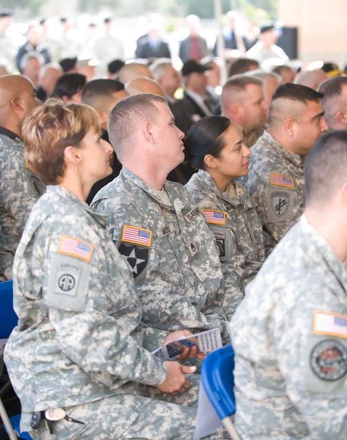 New Armed Forces Seserve Center & 63rd Regional Support Command Headquarters, Moffett Field, CA ribbon cutting ceremonies.