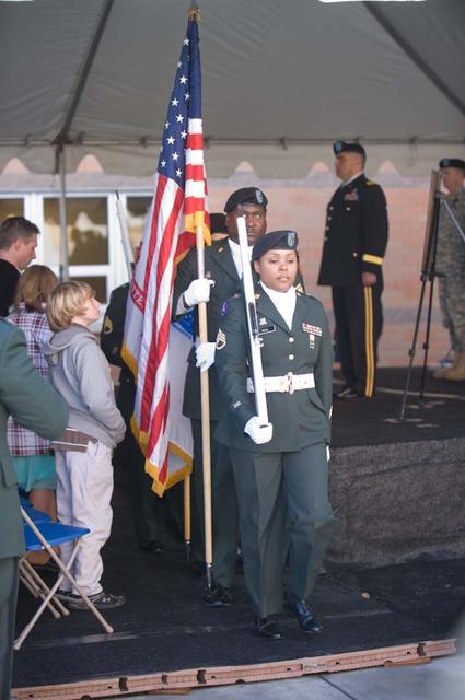 New Armed Forces Seserve Center & 63rd Regional Support Command Headquarters, Moffett Field, CA ribbon cutting ceremonies.