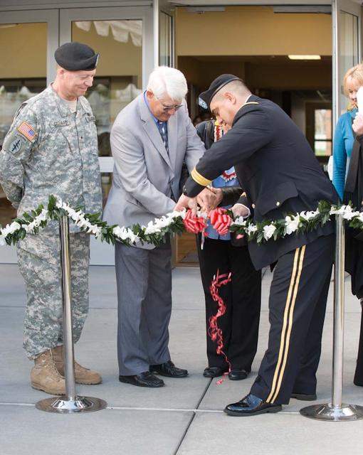 New Armed Forces Seserve Center & 63rd Regional Support Command Headquarters, Moffett Field, CA ribbon cutting ceremonies.