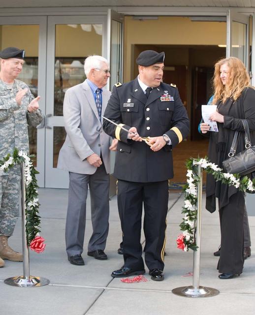 New Armed Forces Seserve Center & 63rd Regional Support Command Headquarters, Moffett Field, CA ribbon cutting ceremonies.