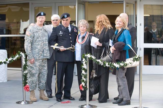 New Armed Forces Seserve Center & 63rd Regional Support Command Headquarters, Moffett Field, CA ribbon cutting ceremonies.