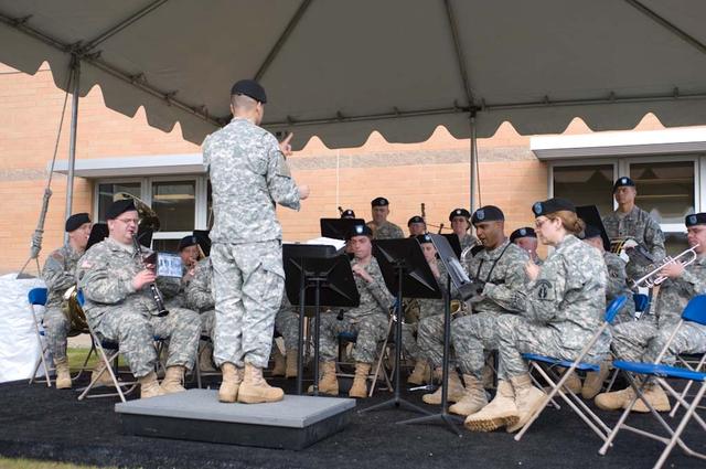 New Armed Forces Seserve Center & 63rd Regional Support Command Headquarters, Moffett Field, CA ribbon cutting ceremonies.