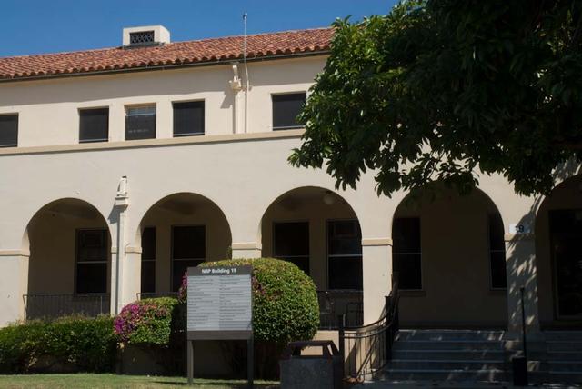 NASA Research Park (NRP) shenandoah Plaza Historic Buildings at Moffett Federal Airfield, CA B-19 taken by Photo summer student Sohan