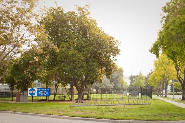 NASA Ames (neon) sign The new mixed with the historical on Arnold Avenue.