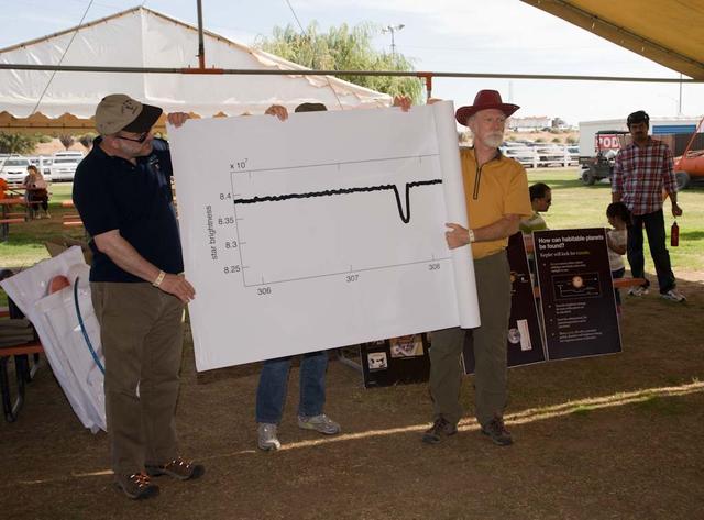Space Farm 7 Program; NASA Day at the Dell'osso Family Farm, Lathrop,CA for the opening of the Kepler Corn Maze. Lots of fun activities were available and Kepler scientists gave talks and hands on demos to the audience of kids and adults alike to better understand Kepler and it's mission.