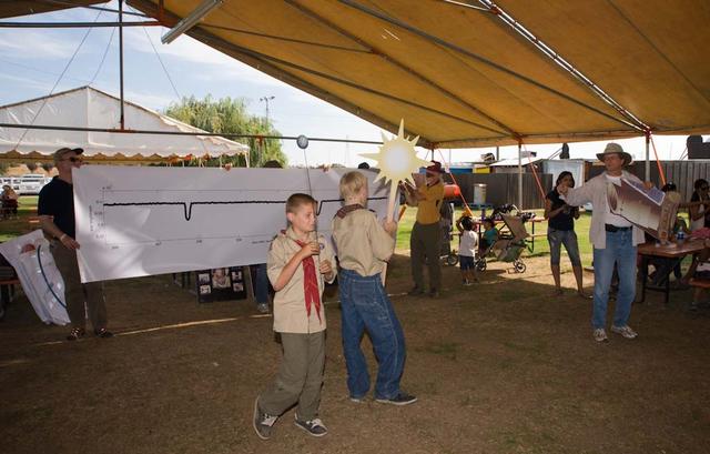Space Farm 7 Program; NASA Day at the Dell'osso Family Farm, Lathrop,CA for the opening of the Kepler Corn Maze. Lots of fun activities were available and Kepler scientists gave talks and hands on demos to the audience of kids and adults alike to better understand Kepler and it's mission.