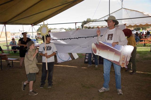 Space Farm 7 Program; NASA Day at the Dell'osso Family Farm, Lathrop,CA for the opening of the Kepler Corn Maze. Lots of fun activities were available and Kepler scientists gave talks and hands on demos to the audience of kids and adults alike to better understand Kepler and it's mission.